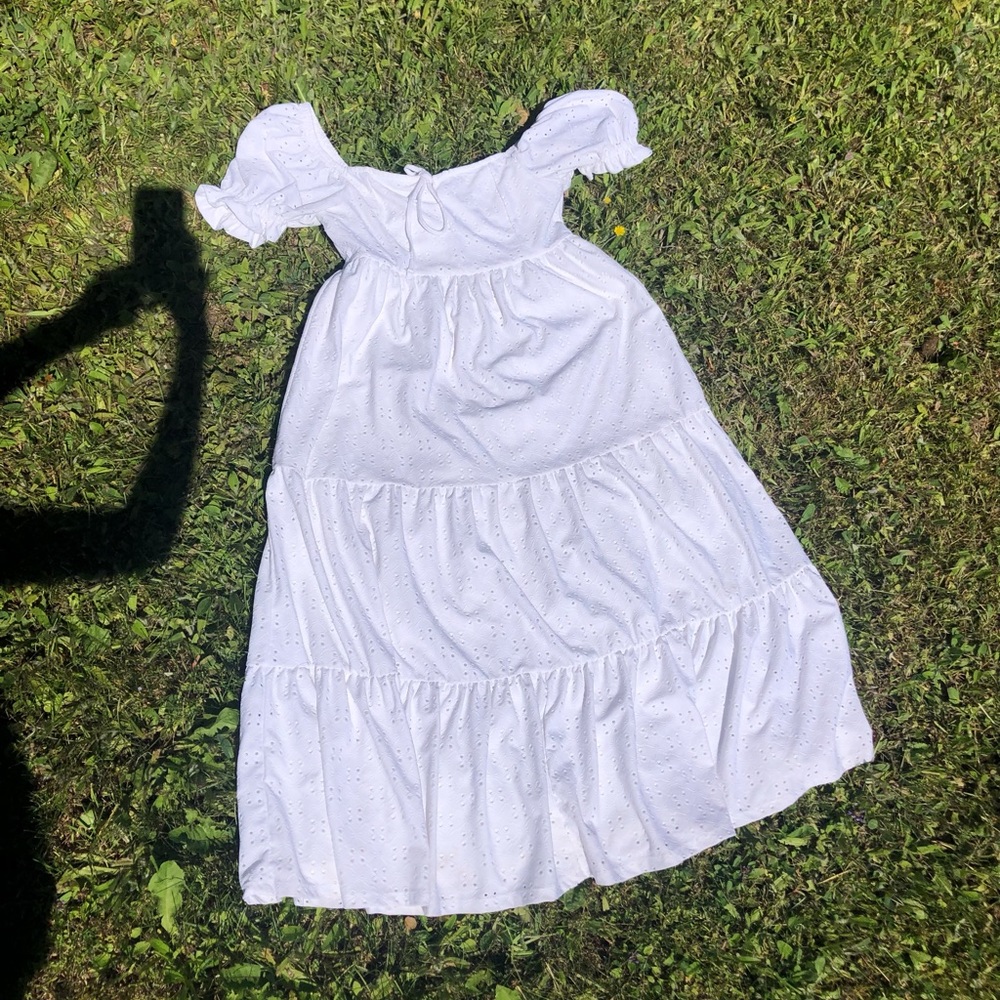 Long white dress